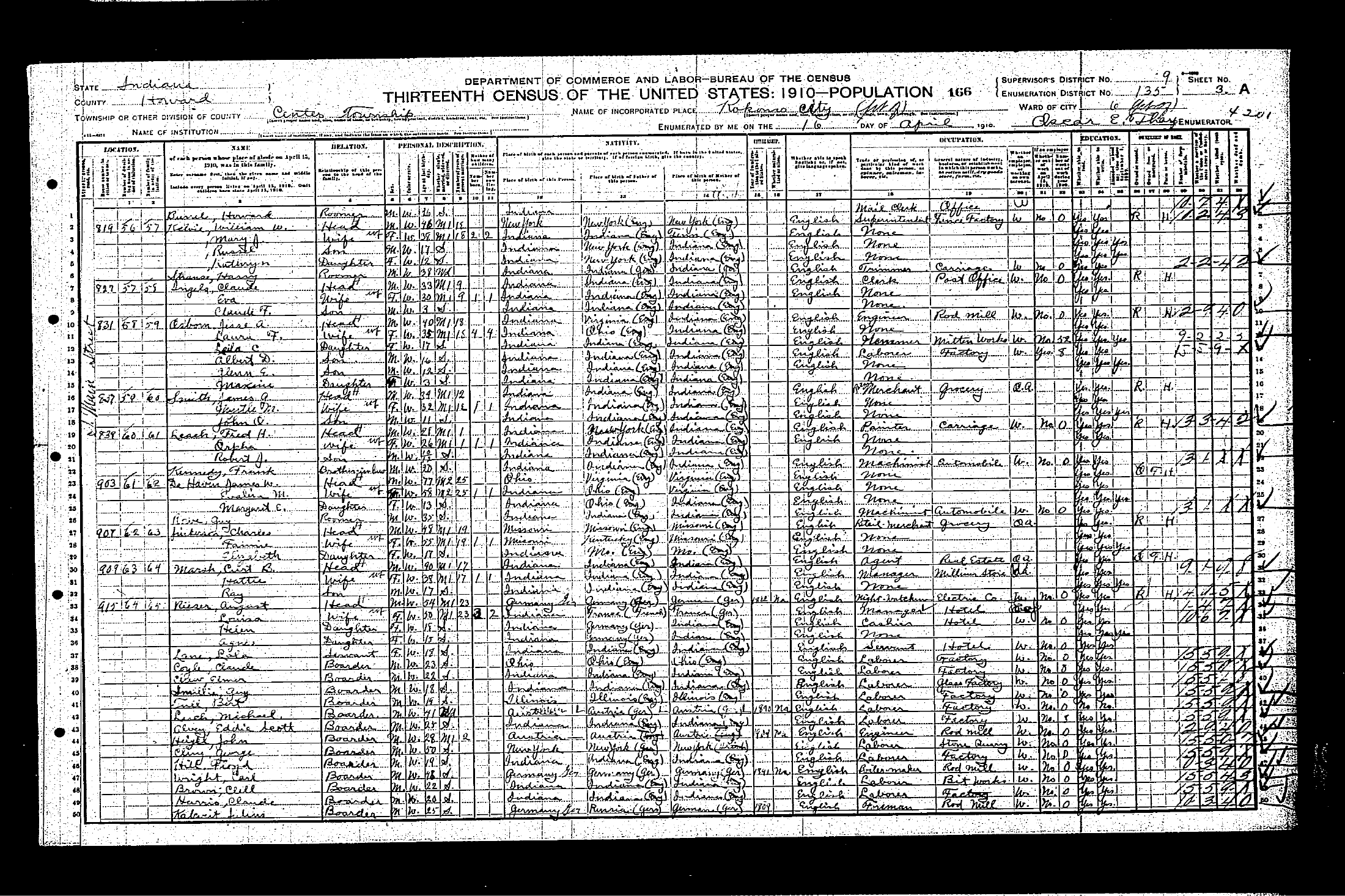 Ingels, Claude and Evan Ingels-Census 1910