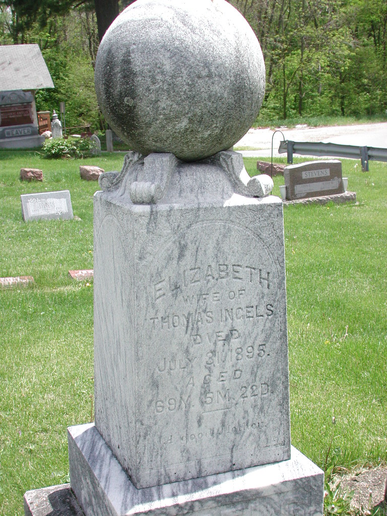 Elizabeth Ingels (Miranda) headstone